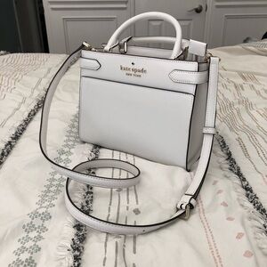 Kate Spade cross body bag, white ♠️